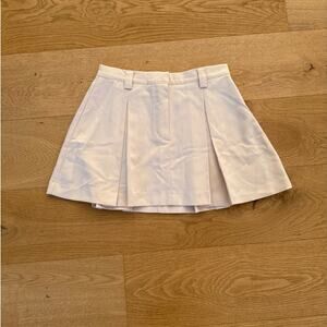 Forever 21 - Pleated Mini Skirt in Beige Cream